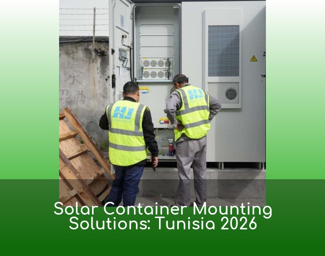 Solar Container Mounting Solutions: Tunisia 2026
